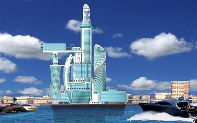 green design, eco design, sustainable design, Mobilona, Erik Morvan, Barcelona Island, Barcelona Space Hotel, europe's tallest hotel