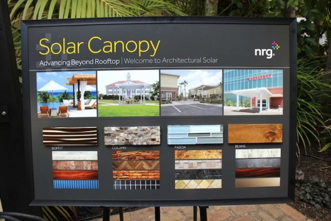 NRG Energy, Solar Canopy, solar power, clean tech, alternative to rooftop solar, green design, sustainable design, eco-design, renewable energy, solar energy, off-grid energy solutions, Fortune Brainstorm Green Conference