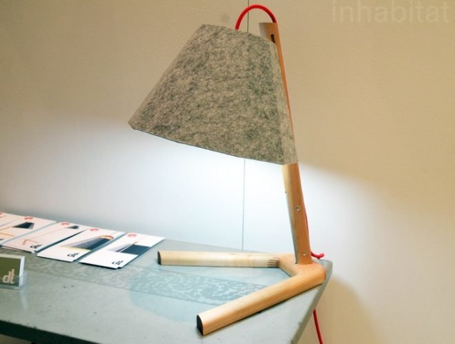 recycled PET lamps, FSC-certified wood designs, green lighting, green interiors, ICFF in New York, New Zealand designers, green designers from New Zealand, recycled materials, recyclable materials, FSC-Certified timber, Designtree