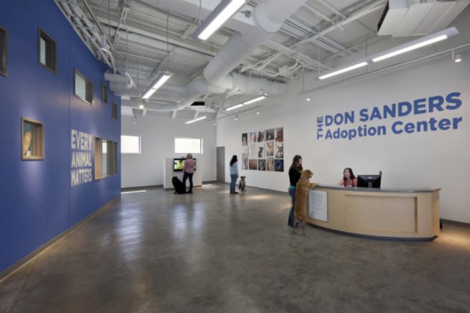 Friends For Life, Gensler, don sanders adoption center, animal shelter, leed certified animal shelter, no kill shelter, houston