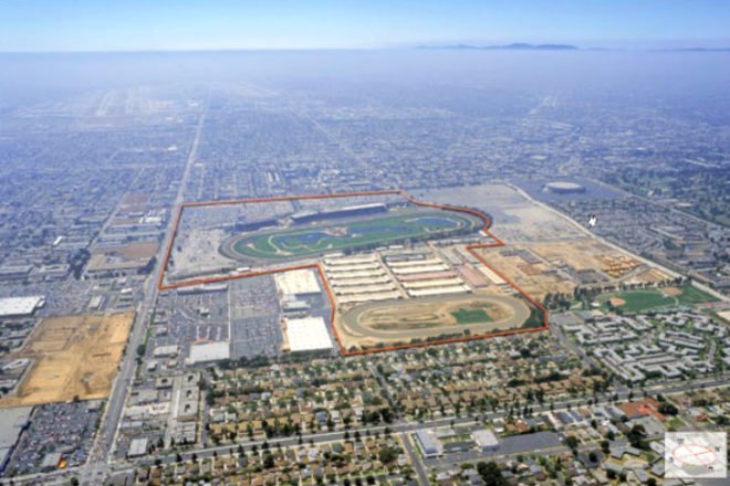 Hollywood Park Racetrack, hollywood park of tomorrow, racetrack redevelopment, inglewood, LA, the robert group, eco community