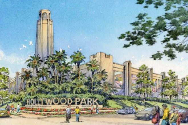 Hollywood Park Racetrack, hollywood park of tomorrow, racetrack redevelopment, inglewood, LA, the robert group, eco community