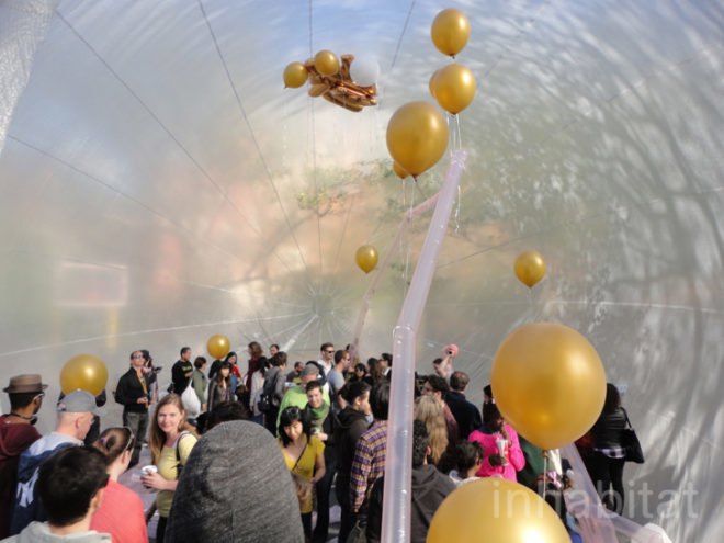 green design, eco design, sustainable design, Ideas City, New Museum, Raumlabor, inflatable pavilion, pop up pavilion, Spacebuster