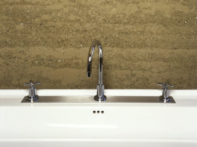 Ihlow House, Roswag Architekten, barn renovation, green renovation, rammed earth, barn house