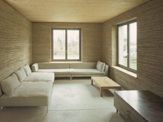 Ihlow House, Roswag Architekten, barn renovation, green renovation, rammed earth, barn house