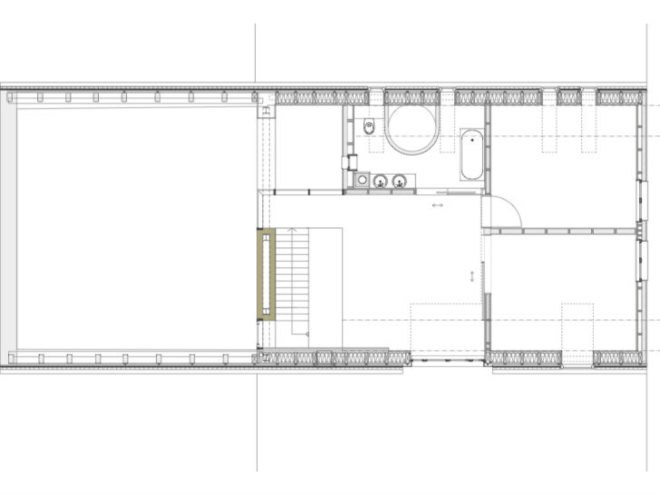 Ihlow House, Roswag Architekten, barn renovation, green renovation, rammed earth, barn house