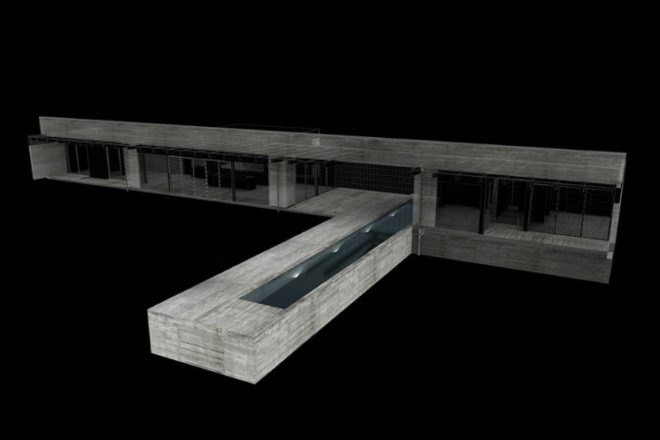 Lavaflow 7, Craig Steely Architecture, hawaii, concrete home, natural ventilation, rainwater collection, solar hot water