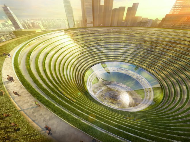 MAS Penn Station Vision, SOM, penn station, madison square garden, train station, high speed rail, manhattan,