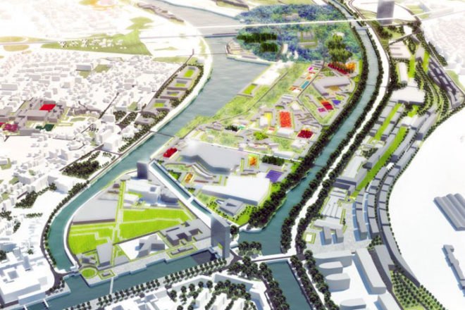 MVRDV, La Grande Mosaique, Caen Presqu’ile, France, gardens, landscape architecture