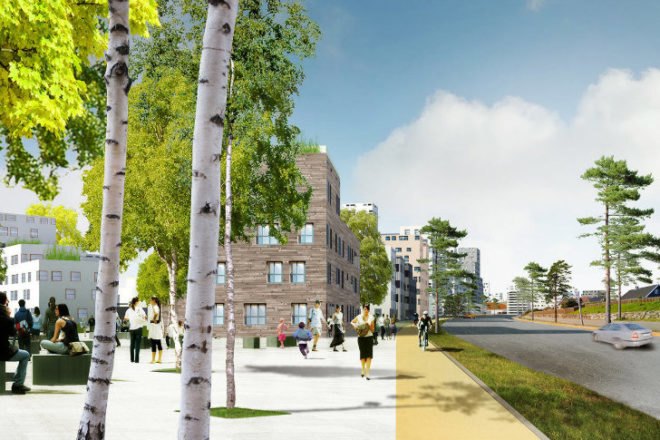 Madla-Revheim Masterplan, MVRDV, Space Group, urban design, sustainable masterplan, stavenger, norway