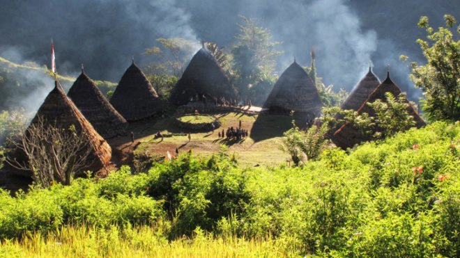 Mbaru Niang, traditional eco huts, Indonesia, Wae Rebo, Flores Island, heritage site