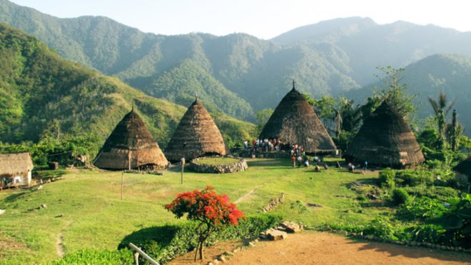 Mbaru Niang, traditional eco huts, Indonesia, Wae Rebo, Flores Island, heritage site