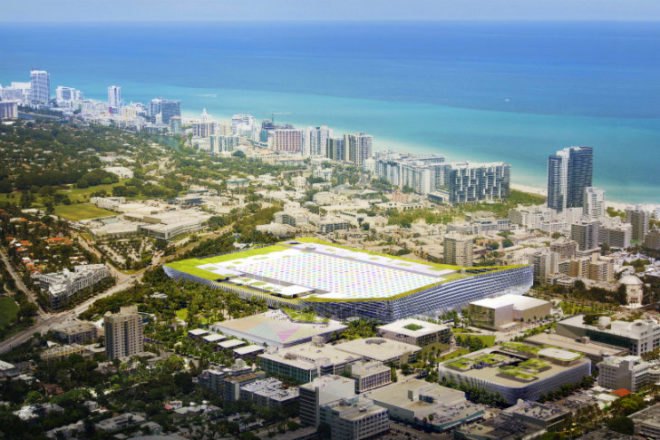 Miami Beach Square, BIG, miami beach, miami beach convention center, green roof, urban design, sustainable landscaping