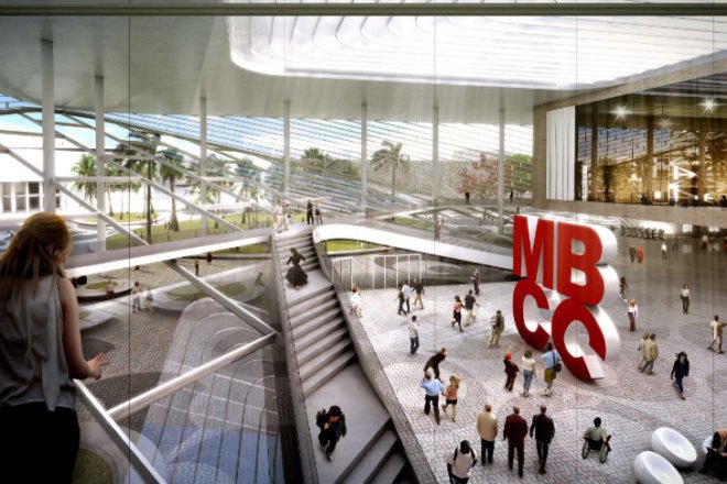 Miami Beach Square, BIG, miami beach, miami beach convention center, green roof, urban design, sustainable landscaping