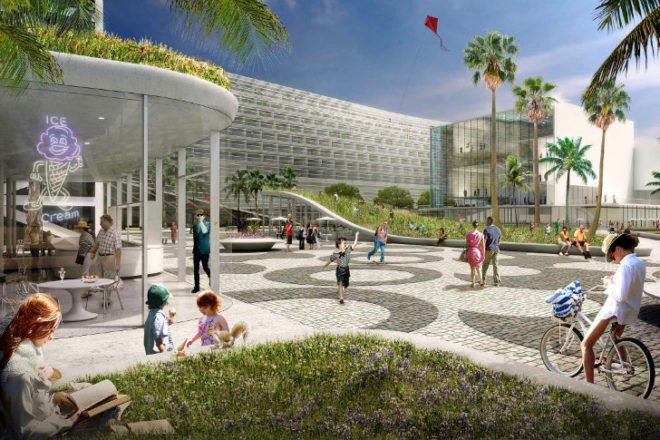 Miami Beach Square, BIG, miami beach, miami beach convention center, green roof, urban design, sustainable landscaping