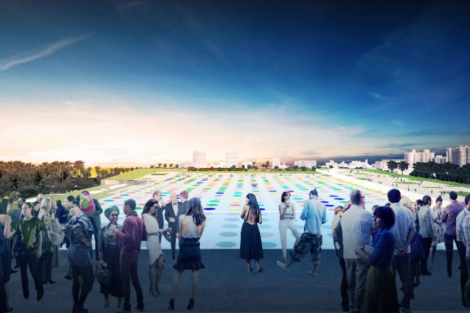 Miami Beach Square, BIG, miami beach, miami beach convention center, green roof, urban design, sustainable landscaping