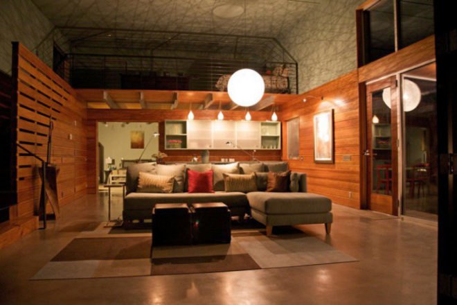 Mod Cott, Mell Lawrence Architects, solar house, guest house, lake buchanan, low energy house, rainwater collection