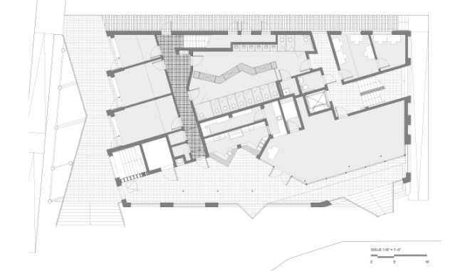 HWKN Fire Island Pines Pavilion, Fire Island Pines Pavilion, Fire Island Pines resort, gay resort New York, wooden building, New York club, green renovation, natural ventilation, green building, beach club New York, wooden club Fire Island Pines