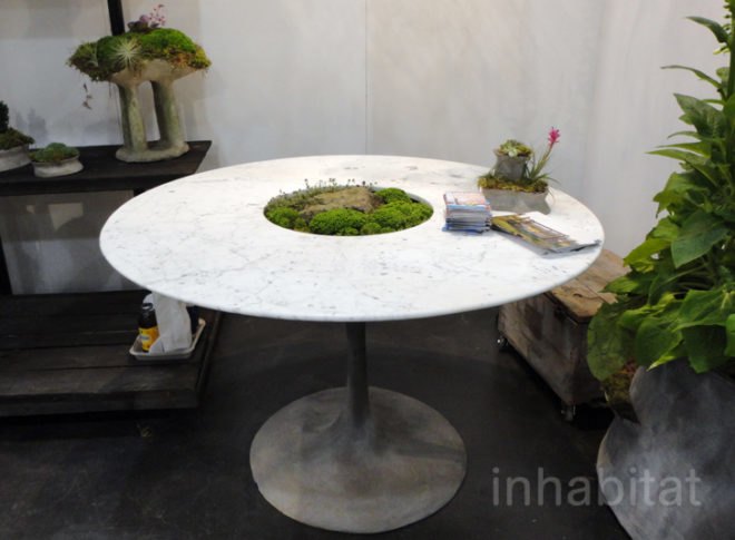 green design, eco design, sustainable design, ICFF, Opiary, planter table, recyclable material, indoor gardening, urban garden