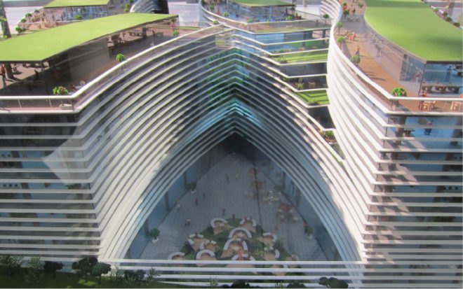 Premier Green Roof Office, JDS Architects, kagithane gardens, istanbul, green roof, eco office, turkey
