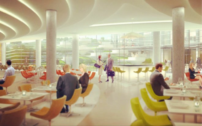 Premier Green Roof Office, JDS Architects, kagithane gardens, istanbul, green roof, eco office, turkey