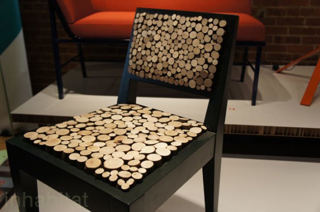 Squishy Sticks chair, Annie Evelyn, RISD, wanted design, wanted design 2013, new york design week, sustainable design, green design, green furniture, green interiors, eco products, energy-efficient lights, nydw, new york design week 2013, wanteddesign