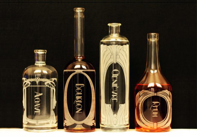 Reclamation Etchworks, recycled bottles, recycled materials, sustainable design, decanter, green design, green food, green drinks, alcohol decanter, recycled decanter, san francisco, green interiors, sustainable interiors, green kitchen