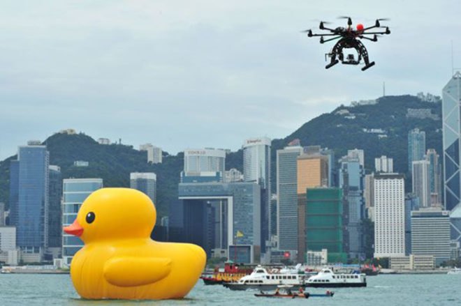 green design, eco design, sustainable design, Florentijn Hofman, giant inflatable rubber duck, Rubber duck Hong Kong