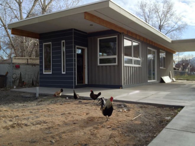 green design, eco design, sustainable design, shipping container home, Salt Lake City affordable housing, Sarah House Project, Jeffrey White