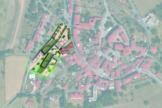 School in Montrottier, Teknê Architects, primary school, eco school, green school, france,