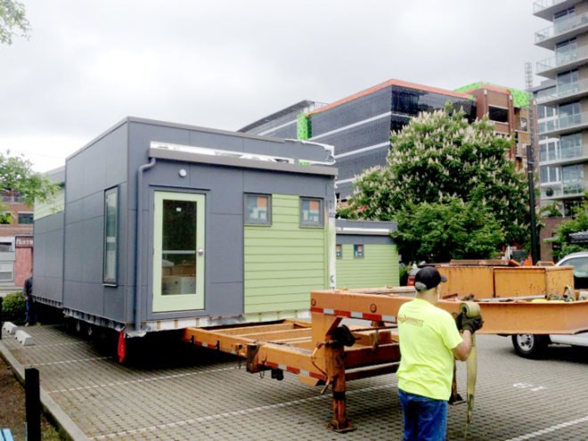 SEEDClassroom, SEEDClassroom Seatlle, Method Homes, SEED Collaborative, Living Building Challenge, LEED, BREEAM, Living Future unConference, prefab buildings, prefab classrooms, portable classrooms, rainwater collection system, greywater reuse, composting, self-sufficient classroom, mobile classroom