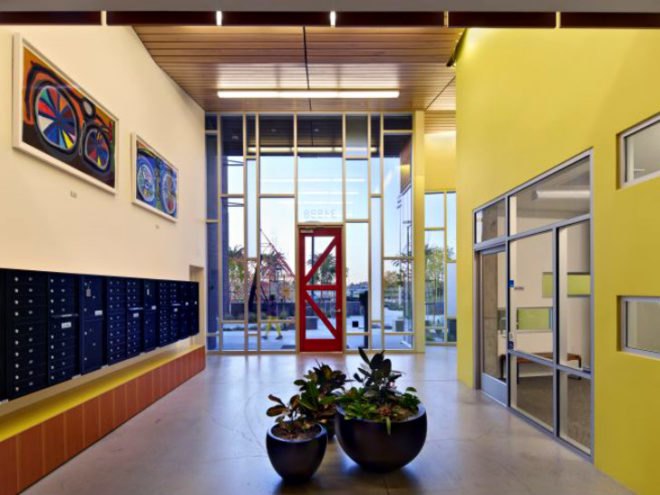 Station Center, David Baker and Partners, affordable housing, leed platinum, eco housing, union city, bay area