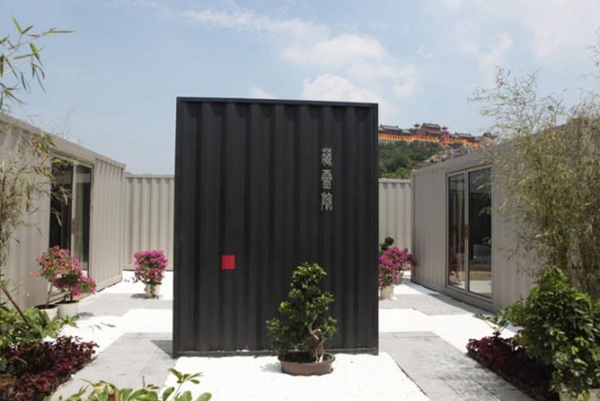Tongheshanzhi Landscape Design Co, recycled containers, Xiangxiangxiang Boutique Container Hotel, hotel, hotel boutique, china, Prefab Housing, Architecture, Daylighting,