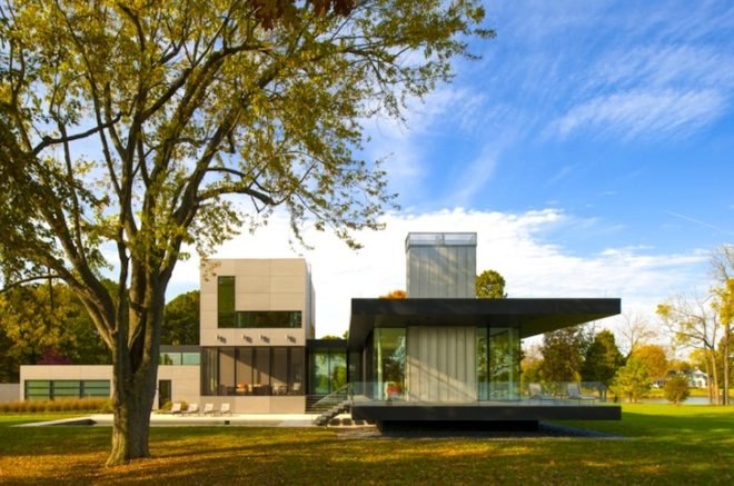 Robert M Gurney Architects, Tred Avon River, Maryland architecture, green design, sustainable design, eco-design, daylighting, geothermal energy, mitigate solar gain, solar energy, design in flood plains, floating homes