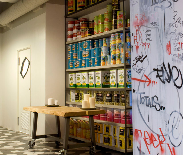 Willem Heeffer, Midhill Restaurant, Recycled cans, Heinz Beanz, recycled materials, sustainable design, green design, green interiors, Vera oller, Martina Rosenqvist, Hans Valimaki, helsinki, finland