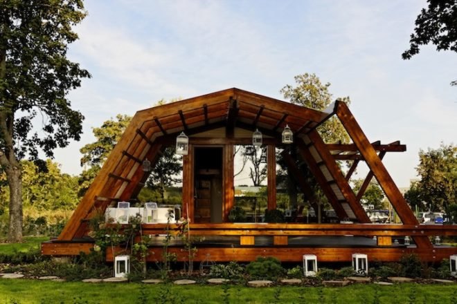 Soleta zeroEnergy One, Justin Capra Foundation for Investments and Sustainable Technologies, iPhone, remote controlled, sustainable design, prefab, modular design, eco design, green design, Romania, tiny home, smart energy, daylighting, natural materials, natural light, renewable energy, clean tech