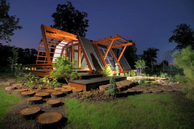 Soleta zeroEnergy One, Justin Capra Foundation for Investments and Sustainable Technologies, iPhone, remote controlled, sustainable design, prefab, modular design, eco design, green design, Romania, tiny home, smart energy, daylighting, natural materials, natural light, renewable energy, clean tech