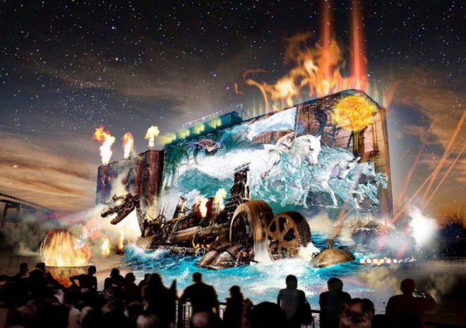 Buffalo, Grain Elevators, silos, light show, Ambiences Design Production