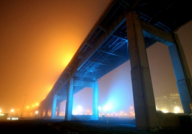 Buffalo, Grain Elevators, silos, light show, Ambiences Design Production