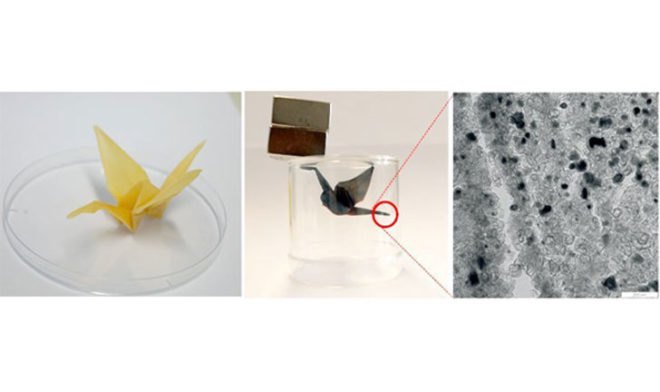 paper, carbon electronics, max planck institute for colloids and interfaces, potsdam, cristina giordano, crane, origami