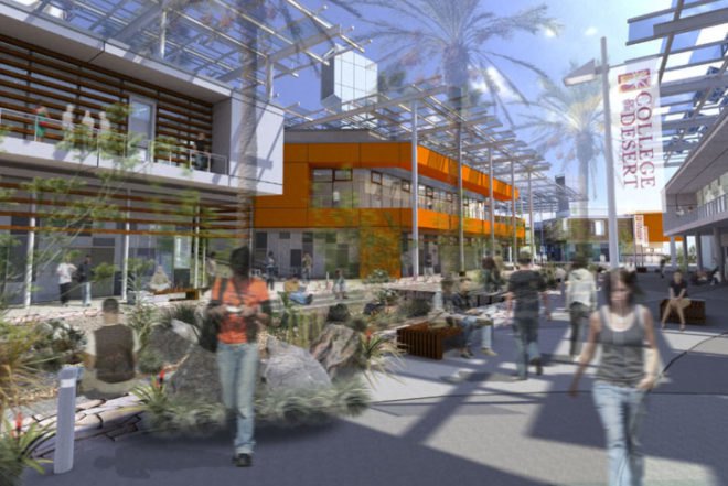 College of the Desert, HGA Architects, Palm Springs, Beyond Net Zero, Net Zero Energy