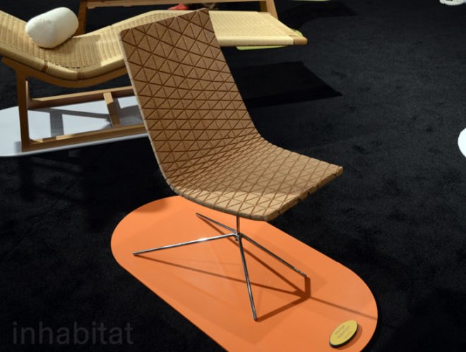 Vertebral Chair, Erika Cross, icff, international contemporary furniture fair, new york design week, icff 2013, green design, sustainable design, green design events, design show, nydw, new york design week 2013, green interiors, sustainable interiors, green furniture, eco furniture, green products, green lighting, energy-efficient lighting, recycled materials