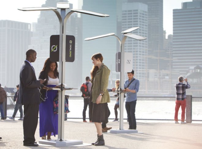 Goal Zero, AT&T, free AT&T chargers, solar phone chargers, free solar phone chargers nyc, nyc solar phone chargers, pensa, pensa design, where to charge cell phone in nyc, nyc cell phone charging, solar phone charger, street charge, green design, solar power, eco design, sustainable design
