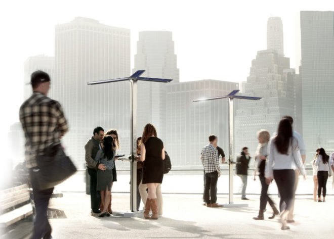 Goal Zero, AT&T, free AT&T chargers, solar phone chargers, free solar phone chargers nyc, nyc solar phone chargers, pensa, pensa design, where to charge cell phone in nyc, nyc cell phone charging, solar phone charger, street charge, green design, solar power, eco design, sustainable design