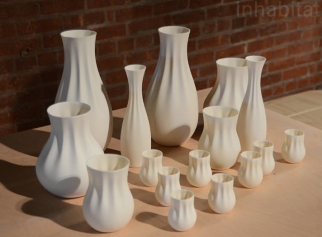 3D Printer Cast Vases, Great Things to People, wanted design, wanted design 2013, new york design week, sustainable design, green design, green furniture, green interiors, eco products, energy-efficient lights, nydw, new york design week 2013, wanteddesign