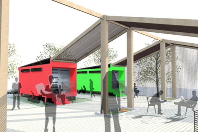 space cabins, ghana, shipping container, shipping container architecture, recycled shipping containers, cargotecture, sustainable design, green design, green building, sustainable architecture, green architecture