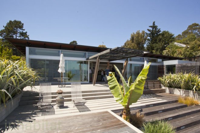 Andrea Ponsi, House on the Bay, Tiburon, San Francisco, net-zero house, solar power