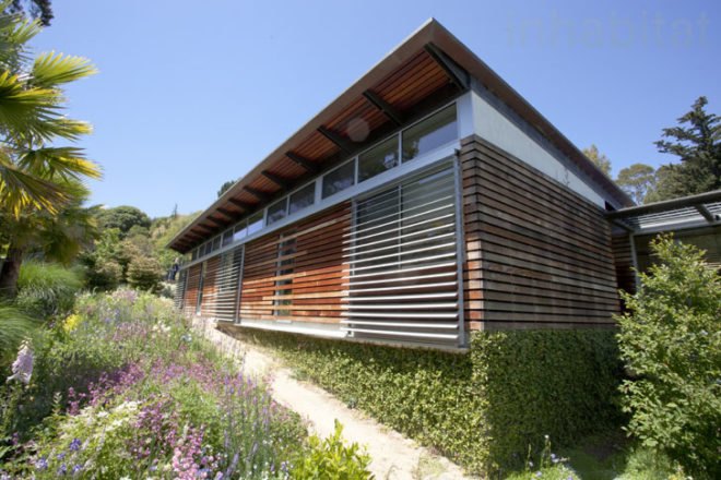 Andrea Ponsi, House on the Bay, Tiburon, San Francisco, net-zero house, solar power