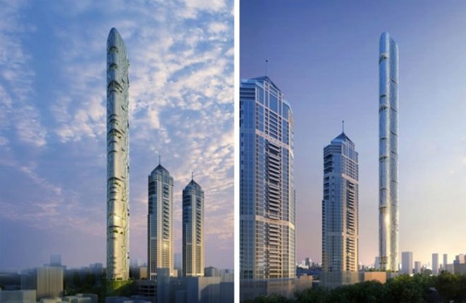 Imperial Tower, Mumbai, Adrian Smith, Adrian Smith + Gordon Gill, AS+GG, green skyscraper