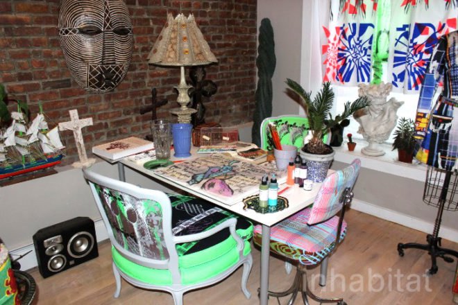 bright furniture, Brooklyn furniture, eco design, eco materials, furniture made in new york, green design, green furniture, joann berman, joann berman furniture, nyc, pop art, pop art furniture, recycled furniture, sustainable design, upcycled furniture, nyc house tour, brooklyn brownstone, interior design, green interior design, colorful interior design, interior design ideas, brownstone remodel, brownstone